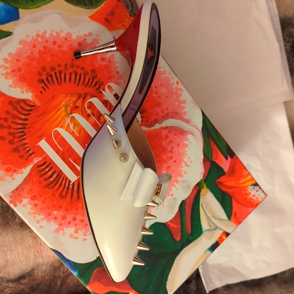 NWT Gucci NWT Sadie Mules Heels Sz 38.5 - Picture 6 of 7